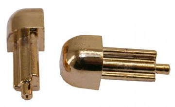 Visa detaljer för Utvändigt hörn 8mm förgylld pk a 2 stk 2173