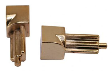 Visa detaljer för Invändigt hörn 8mm förgylld pk a 2 stk 2174