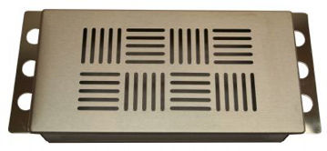 Visa detaljer för NT designlucka Symmetri 15x30 borstat stål 2404