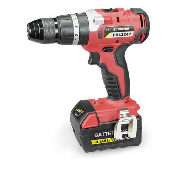 Bild på Stayer batteridriven borrmaskin 18v med slag PBL224PK