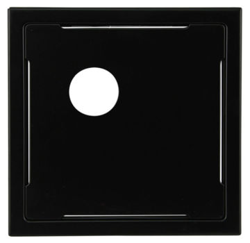 Bild på NT Golvsil design elegant 20x20 svart matt med uthugg